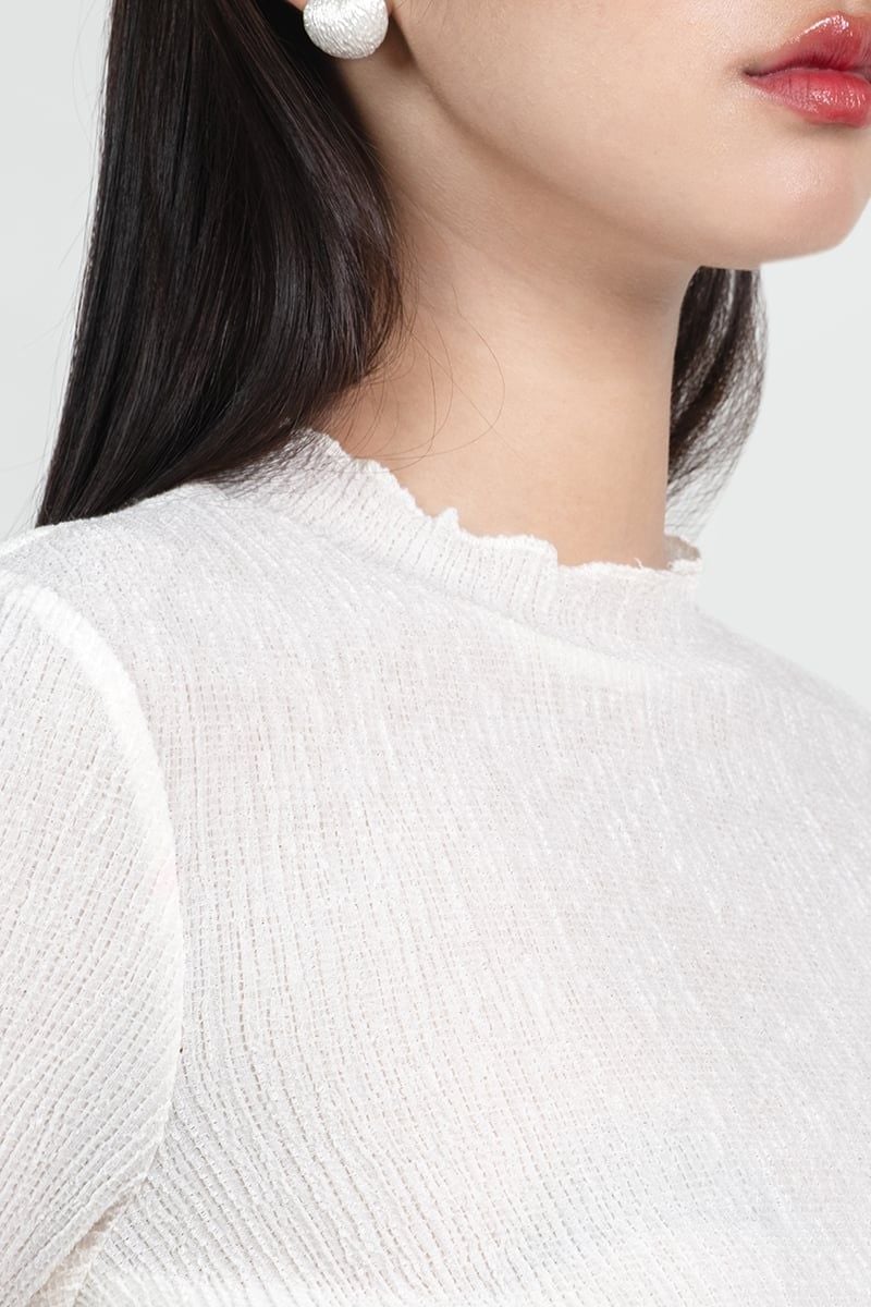  Thun Dài Tay Dệt Vải Texture - FWTS25FH12C 