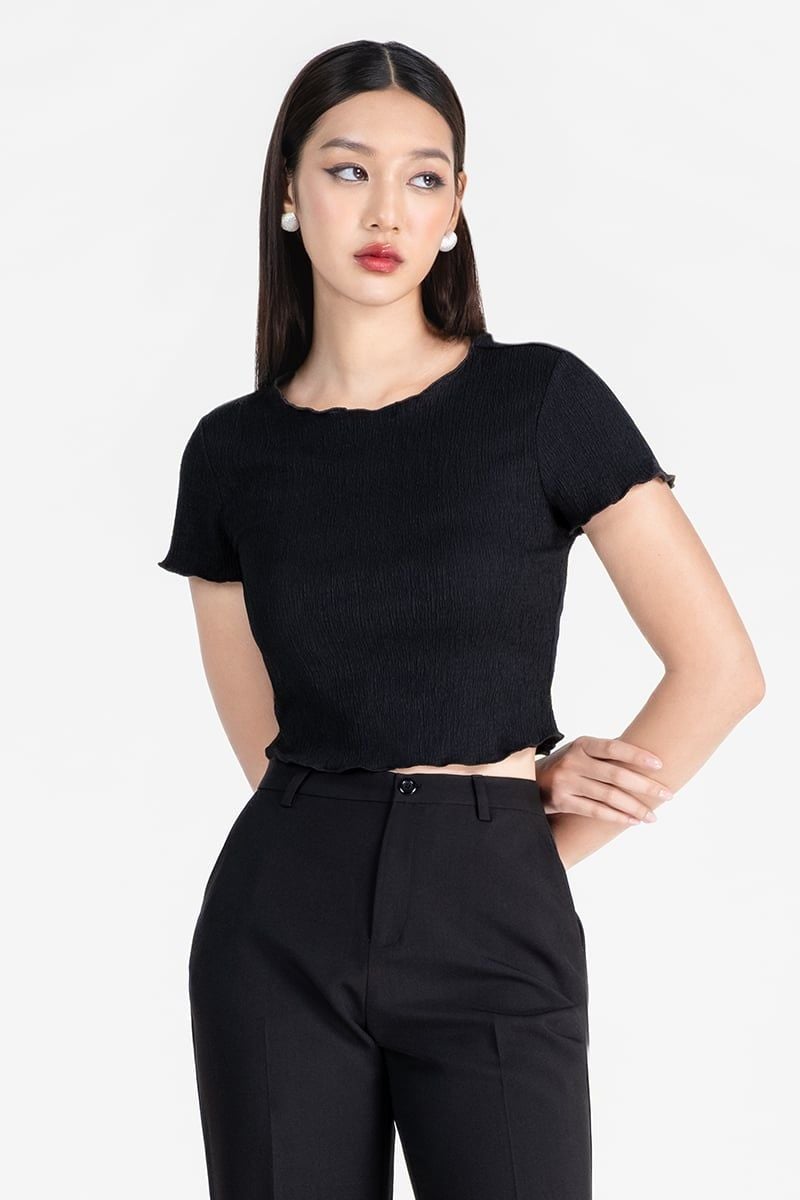  Áo Thun Ôm Ngắn Tay – FWTS25FH13C 