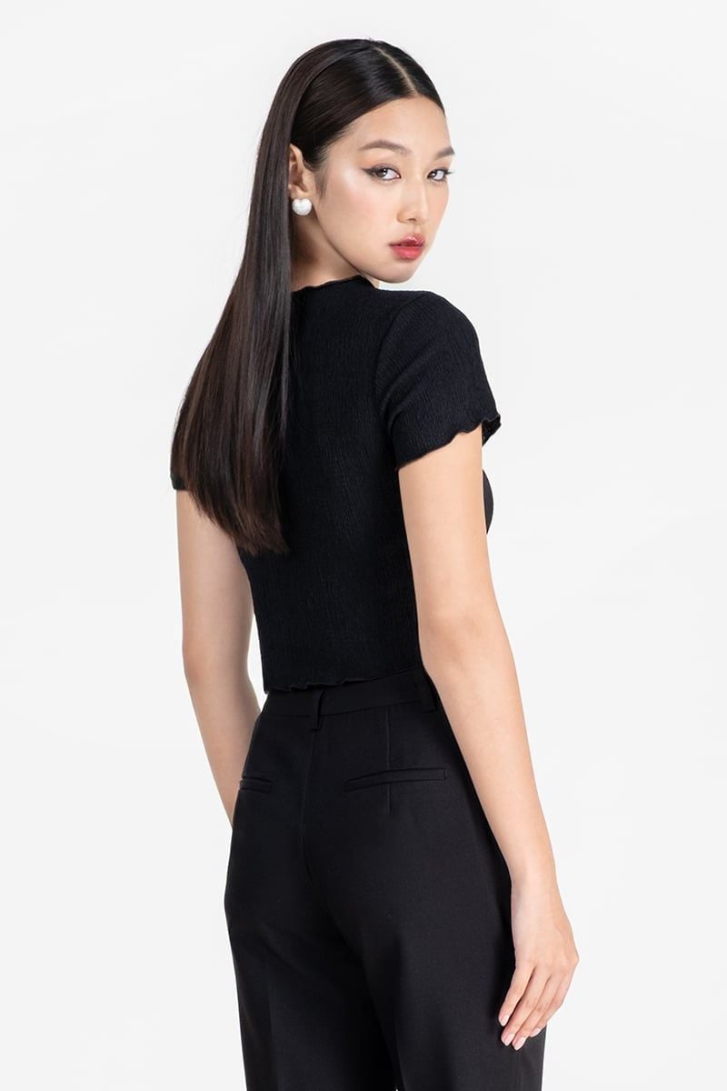  Áo Thun Ôm Ngắn Tay – FWTS25FH13C 