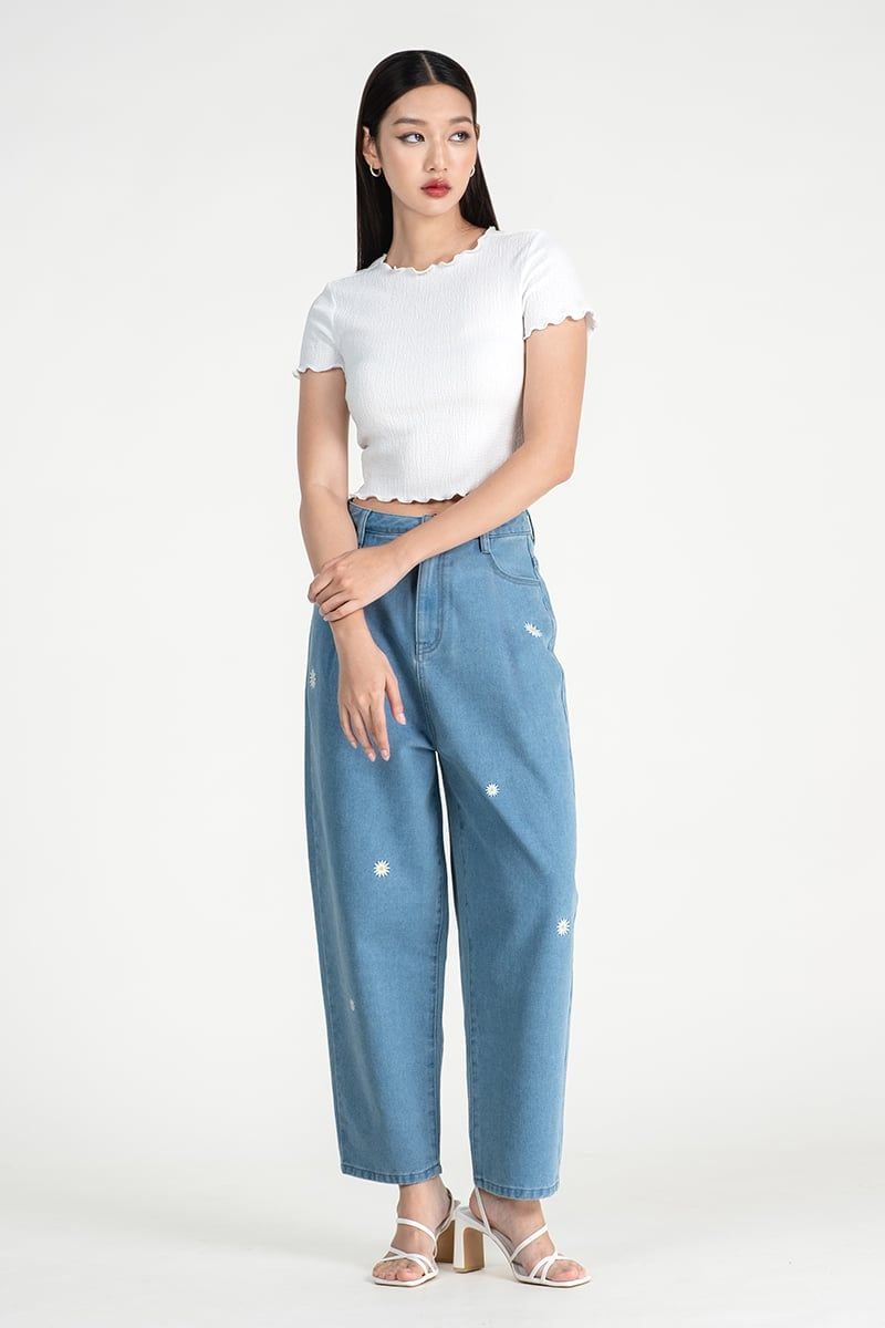  Áo Thun Ôm Ngắn Tay – FWTS25FH13C 