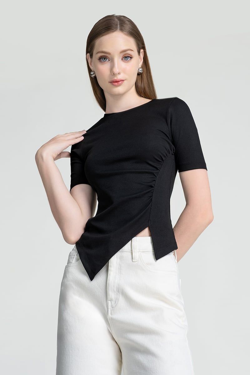  Áo Thun Nữ Basic Cut-Out FWTS25SS14C 