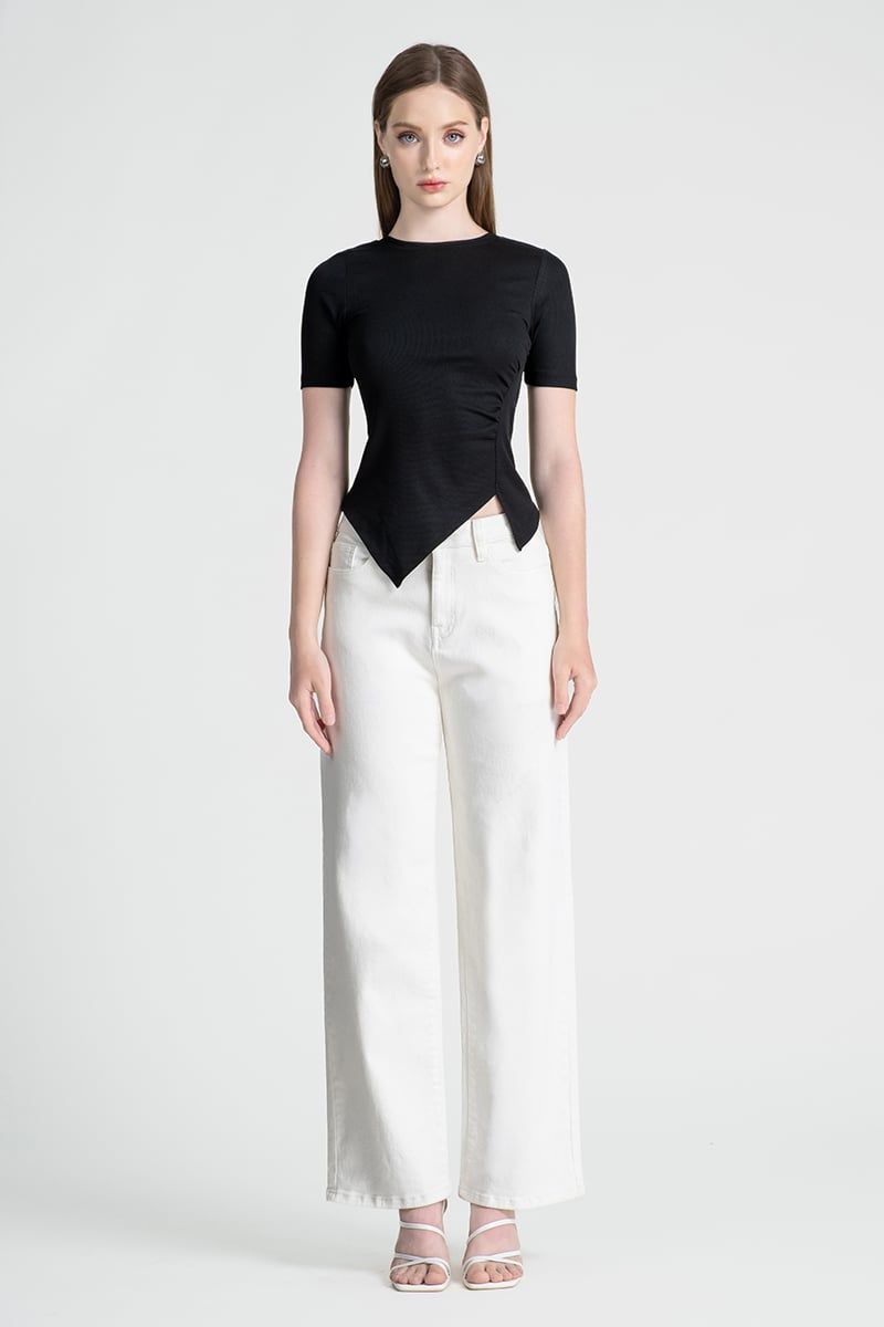  Áo Thun Nữ Basic Cut-Out FWTS25SS14C 