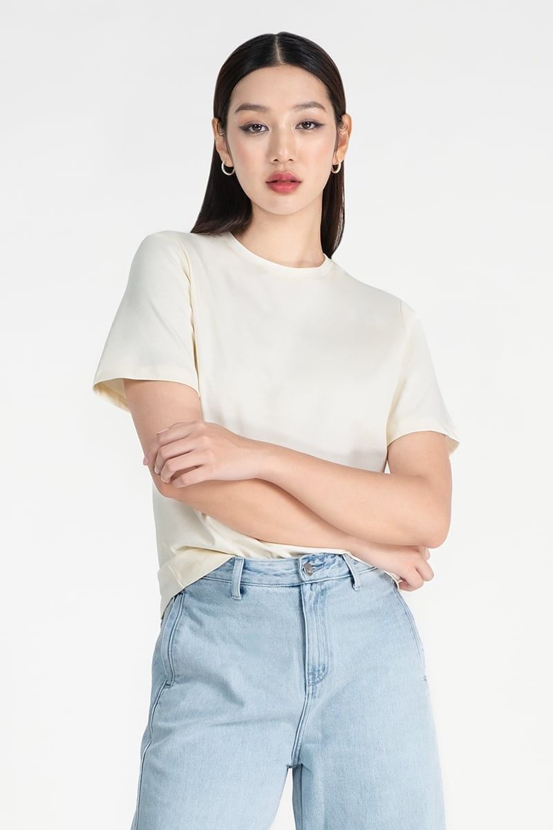  Áo Thun Nữ Positive Vibes – FWTS25SS17G 