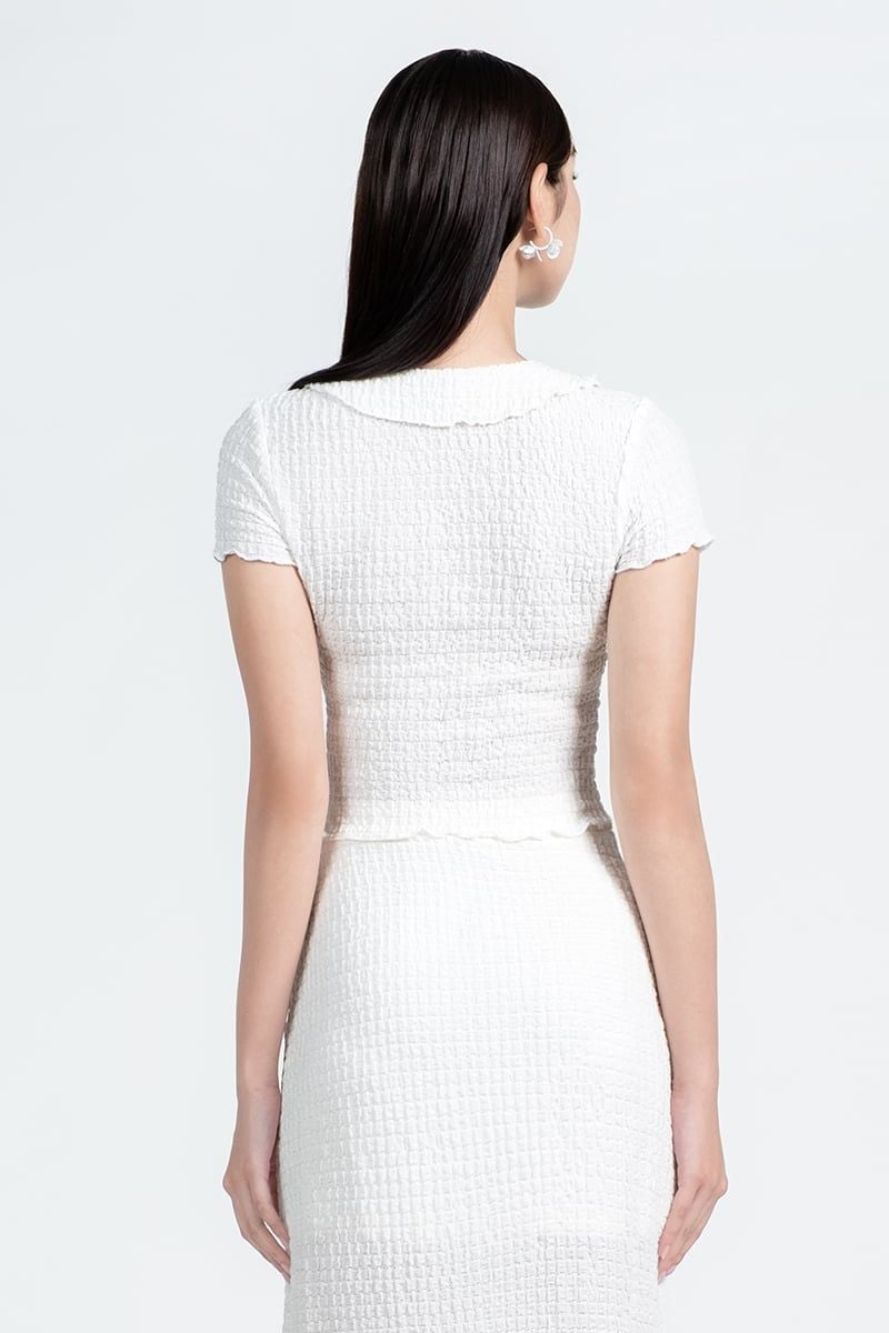 Áo Croptop Textured Co-ord – FWTS26SS03C 