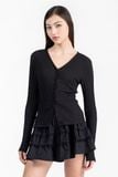  Áo Thun Cổ V Form Ôm FWTS26SS05C 