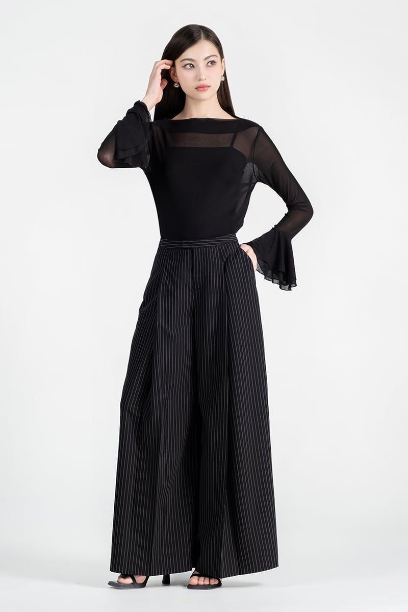  Áo Thun Cổ Thuyền Xuyên Thấu - FWTS26SS10C 