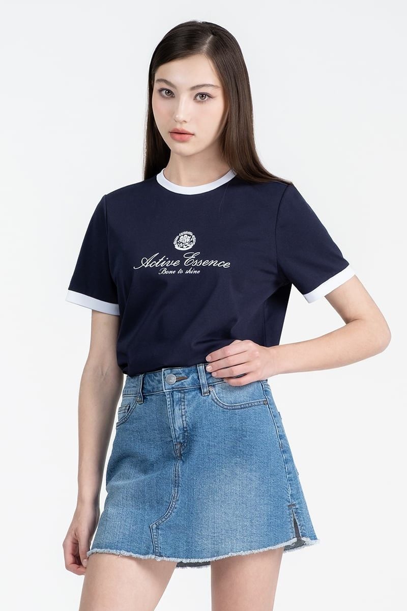  Áo Thun Phối Màu Tinh Tế - FWTS26SS16D 