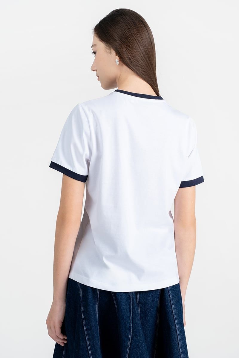  Áo Thun Phối Màu Tinh Tế - FWTS26SS16D 