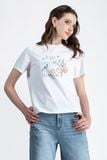  Áo Thun Hoạ Tiết Thời Trang - FWTS26SS21C 