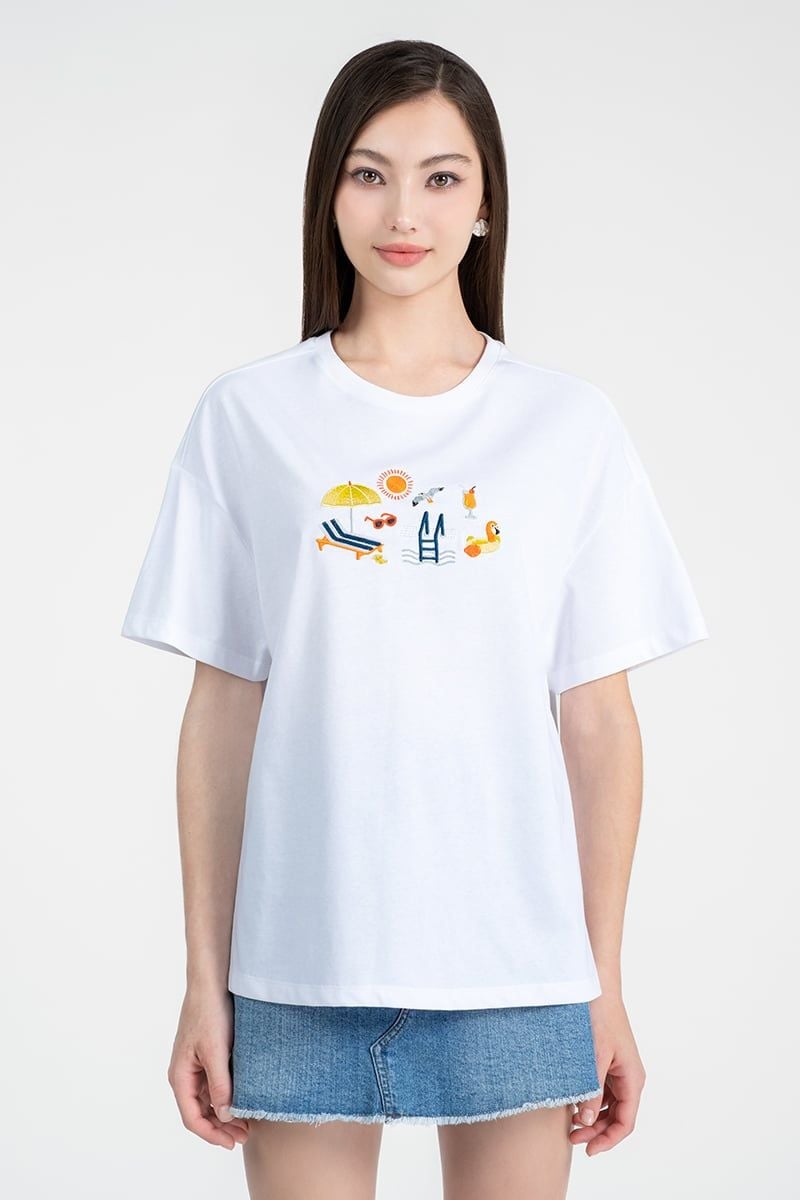  Áo Thun Nữ Summer Vibe - FWTS26SS25D 