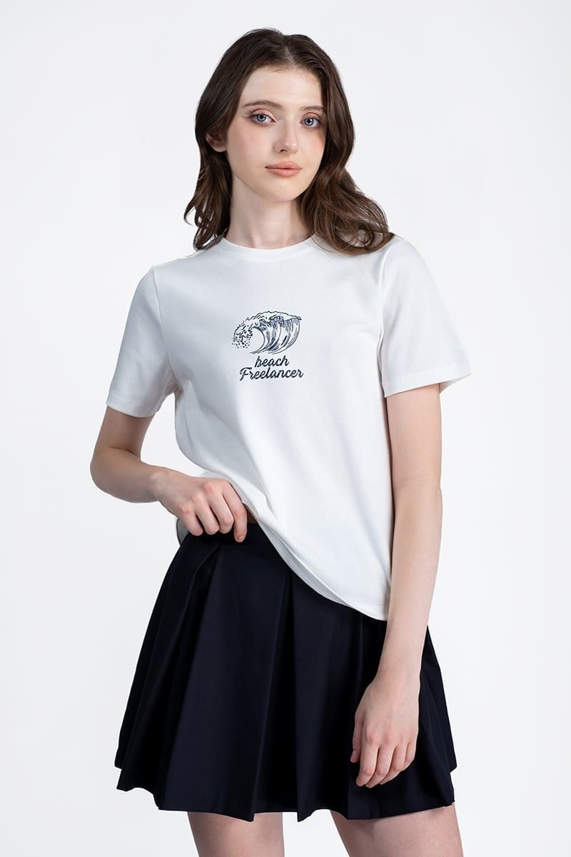  Áo Thun Hoạ Tiết Thời Trang - FWTS26SS28D 