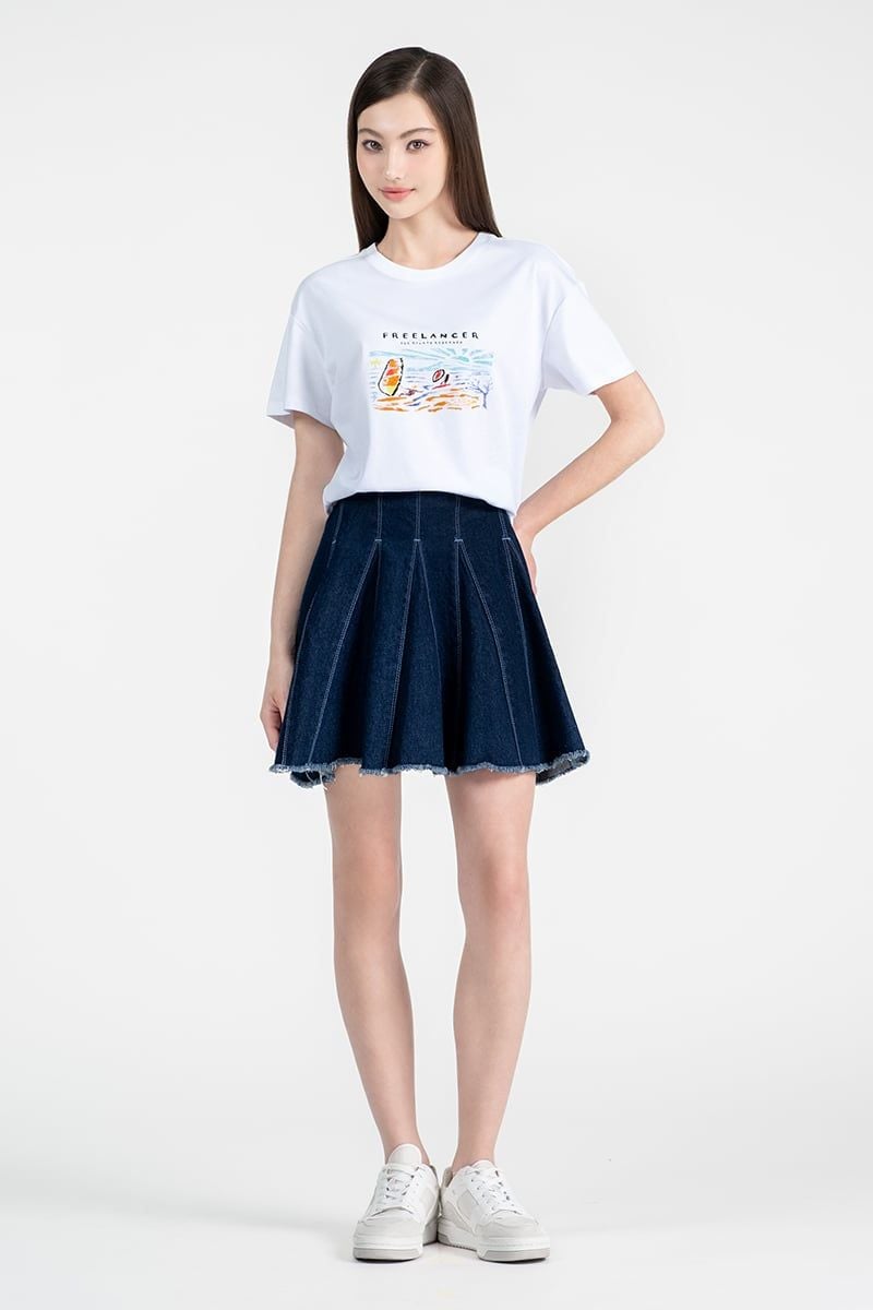  Áo Thun Nữ Họa Tiết - FWTS26SS30D 