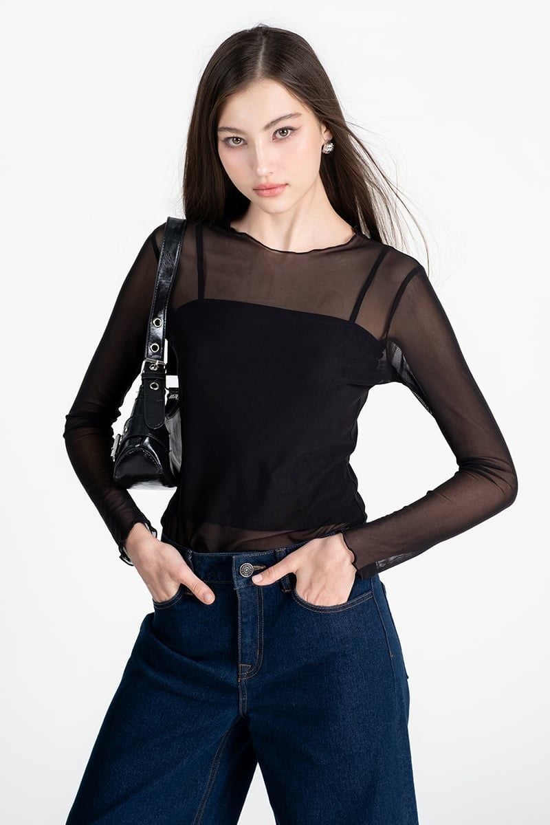  Áo Thun Xuyên Thấu Quyến Rũ - FWTS26SS31C 