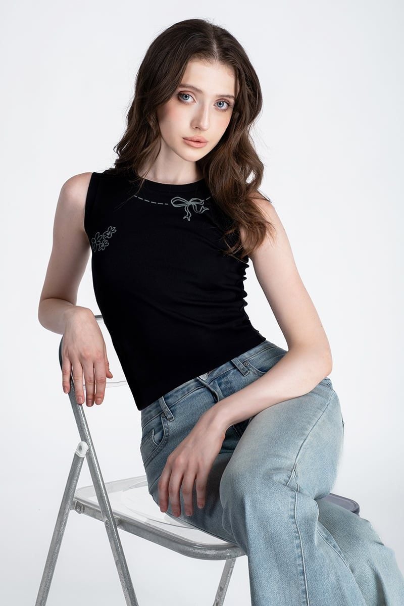  Áo Tanktop Hoạ Tiết Thời Trang - FWTT26SS01C 