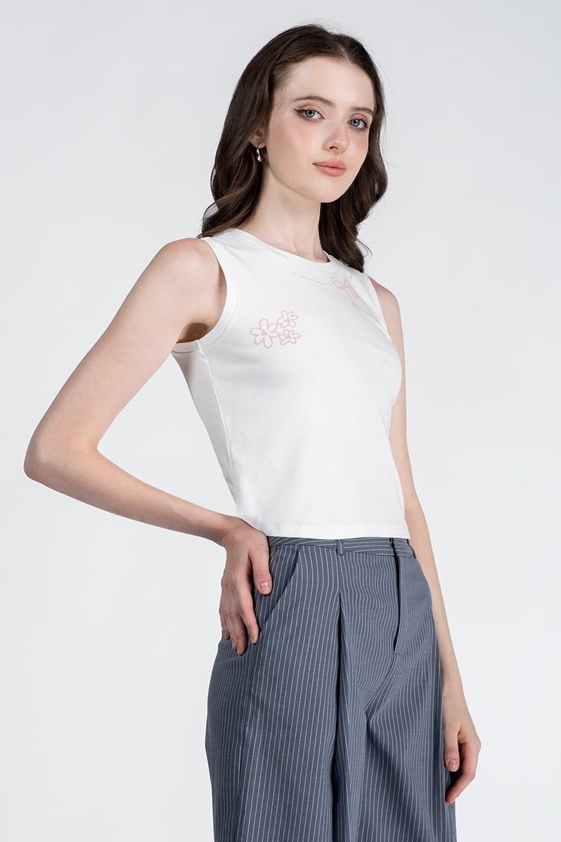  Áo Tanktop Hoạ Tiết Thời Trang - FWTT26SS01C 