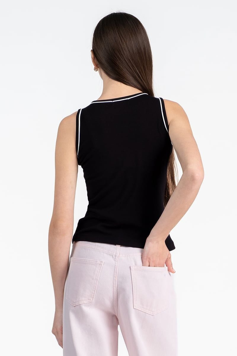  Áo Tanktop Phối Màu Thời Trang - FWTT26SS03D 