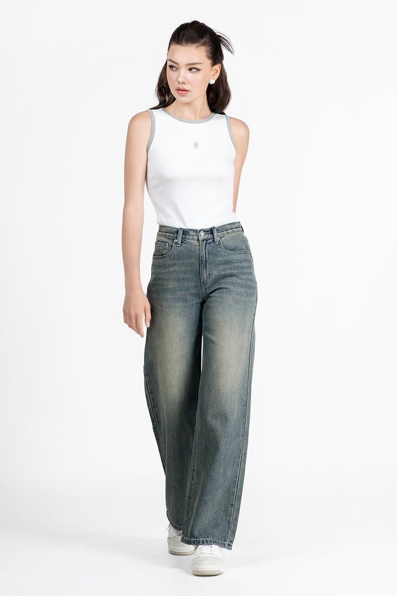  Áo Tanktop Thun Gân - FWTT26SS04D 