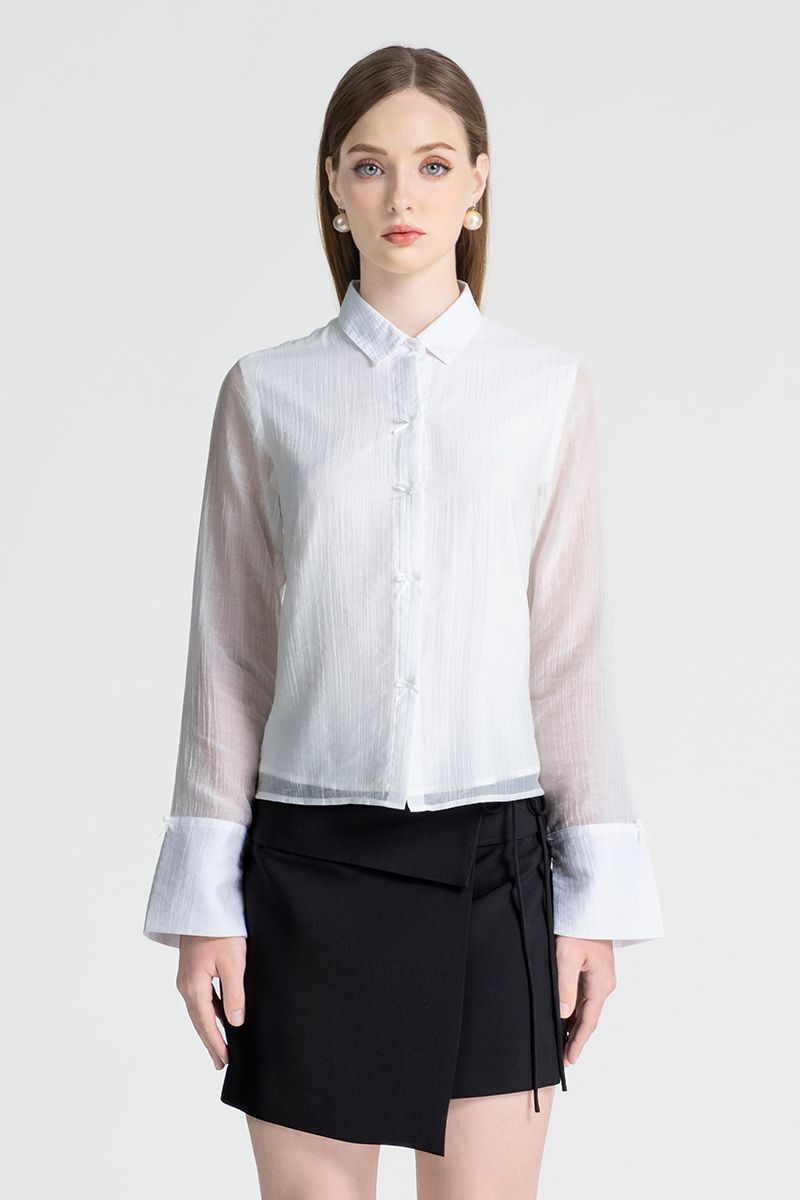  Áo Sơ Mi Nữ Tay Dài FWWS25FH01G 