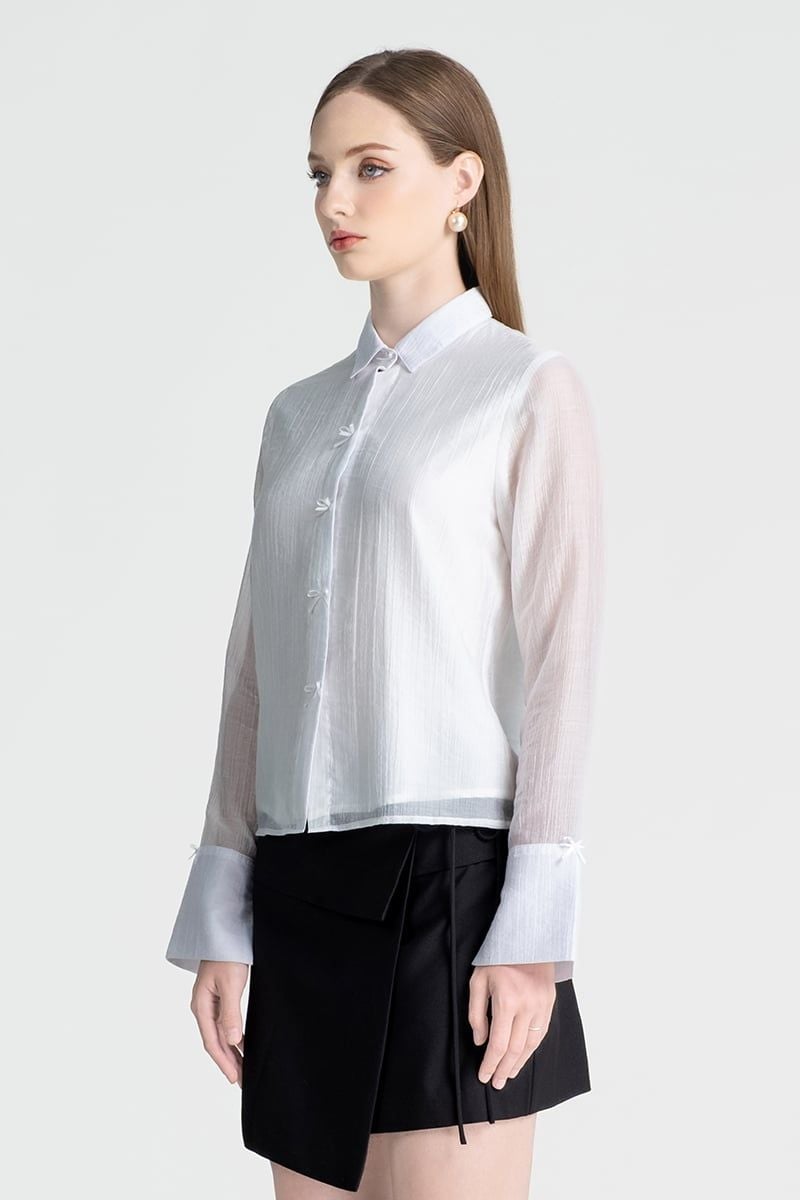  Áo Sơ Mi Nữ Tay Dài FWWS25FH01G 