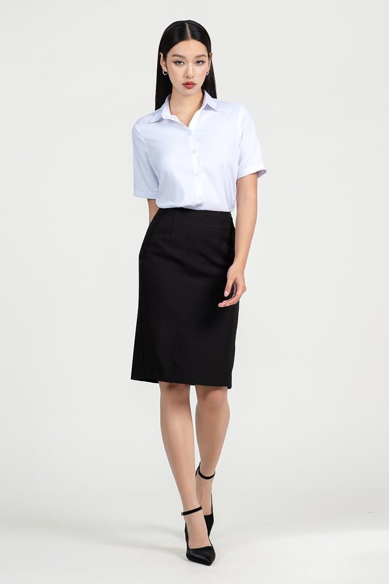  Áo Sơ Mi Nữ Tay Ngắn – FWWS25FH02C-SSBB 
