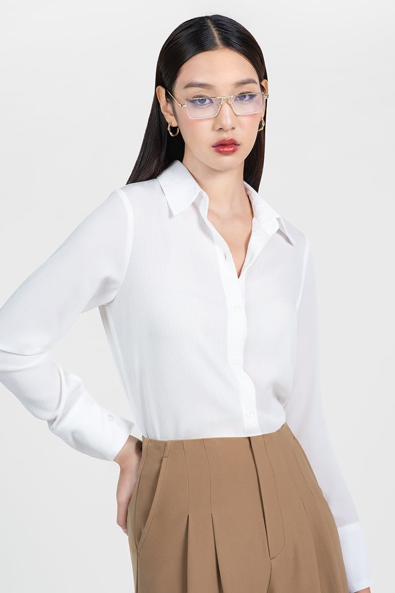  Áo Sơ Mi Nữ White Edition - FWWS25FH04C 