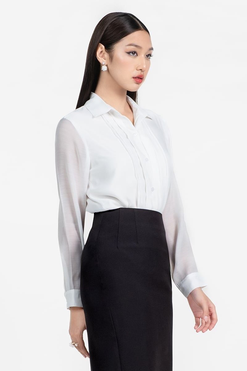  Áo Sơ Mi Nữ Tay Dài – FWWS25FH06C 