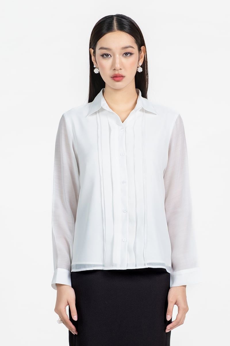  Áo Sơ Mi Nữ Tay Dài – FWWS25FH06C 