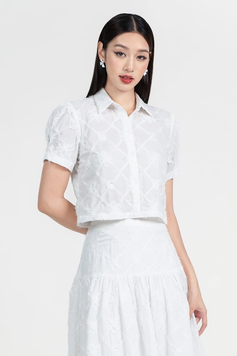  Áo Sơ Mi Croptop - FWWS25FH09C 