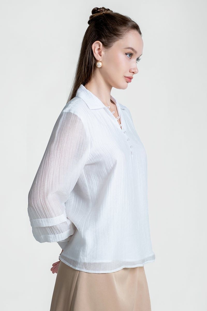  Áo Sơ Mi Nữ Tay Dài – FWWS25SS02G 