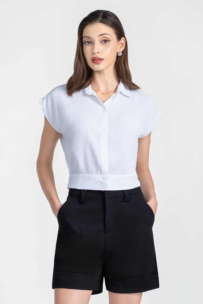  Áo Sơ Mi Croptop – FWWS25SS09C 