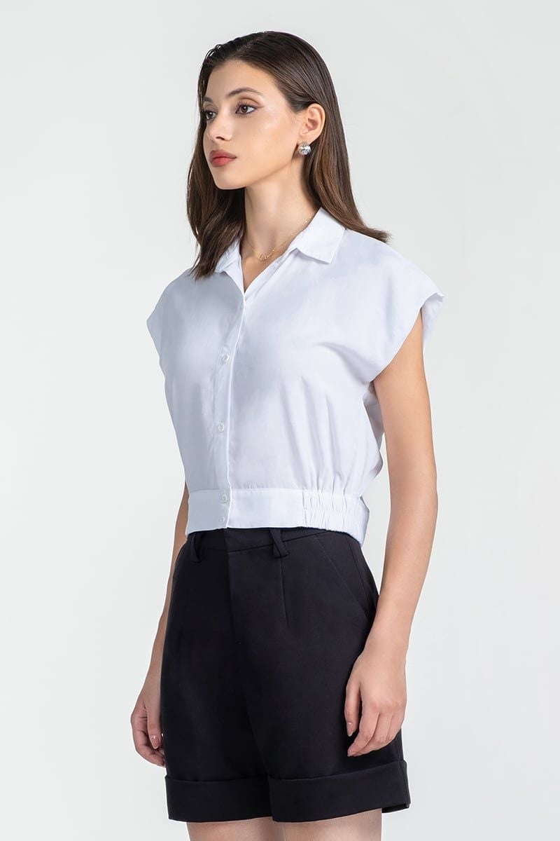  Áo Sơ Mi Croptop – FWWS25SS09C 