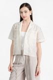  Áo Sơ Mi Họa Tiết Tay Lỡ - FWWS26SS05D 