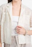  Áo Sơ Mi Họa Tiết Tay Lỡ - FWWS26SS05D 