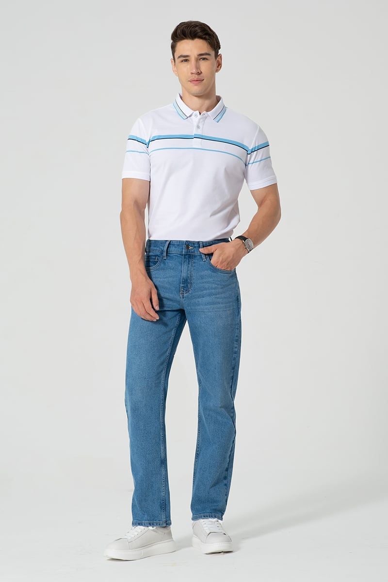  Quần Jeans Nam Form Rộng JN25FH40T-CL 