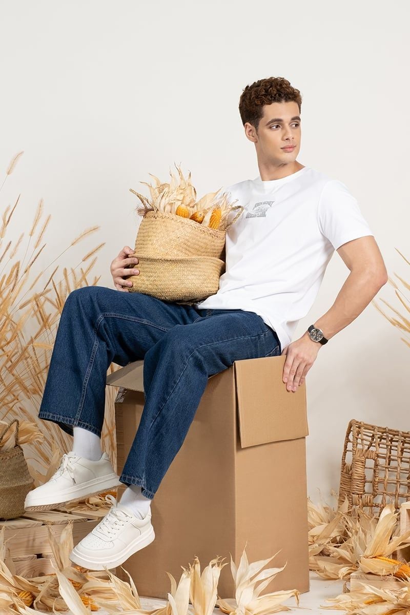  Quần Jeans Nam Form Rộng JN26SS10M-RX 