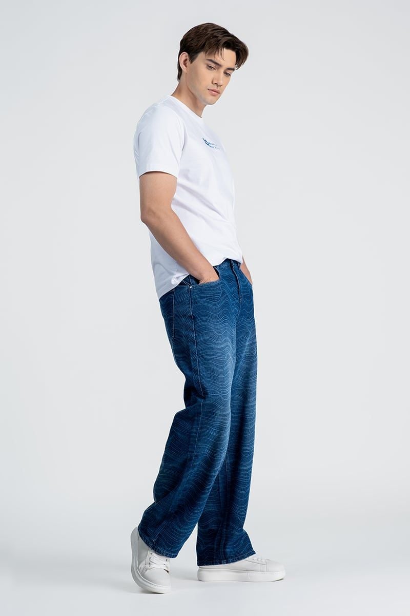  Quần Jeans Nam Form Relaxed Fit JN26SS27M-RX 