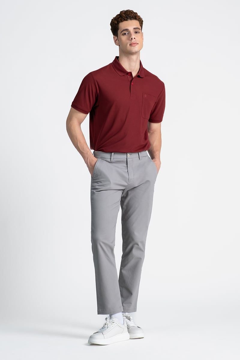  Quần Khaki Nam Form Ôm Vừa KP26SS03P-NMSL 