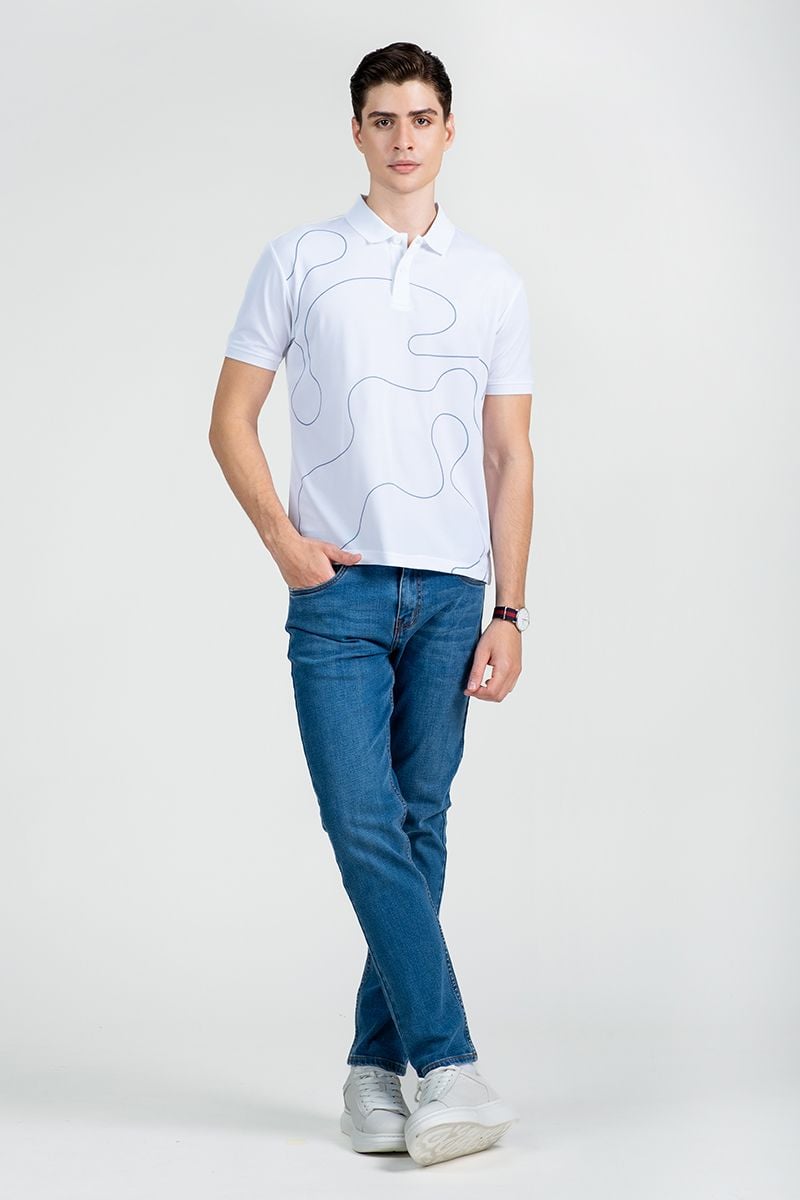  Áo Polo Nam Tay Ngắn Form Vừa KS25FH48T-SCWK 