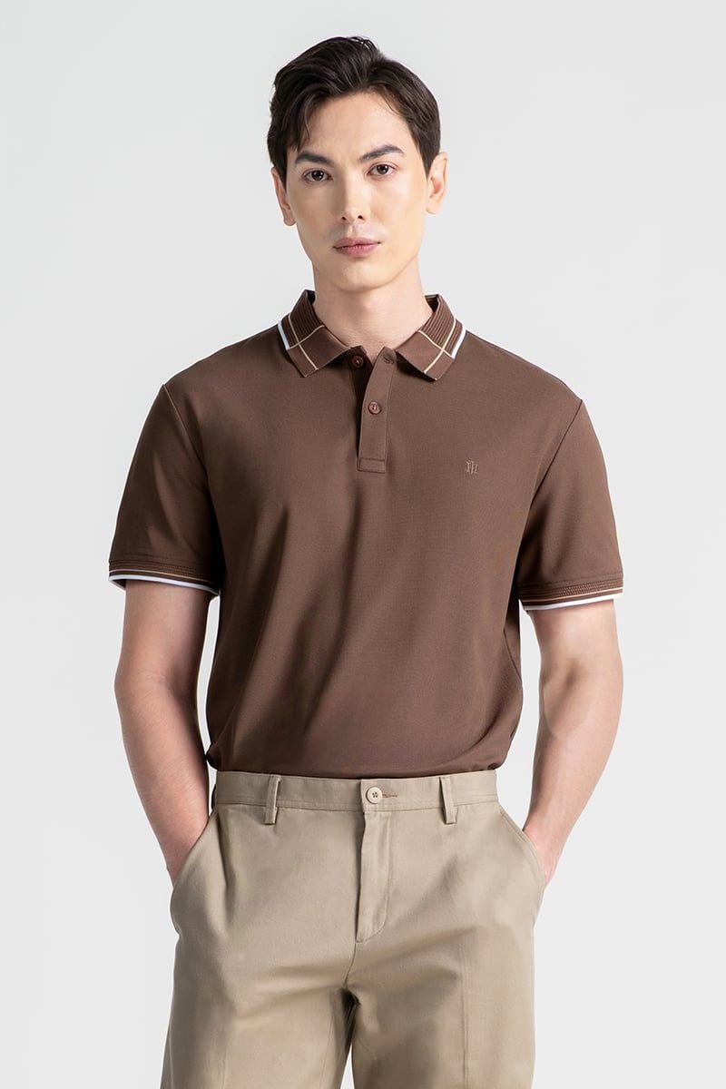  Áo Polo Nam Form Ôm Tay Ngắn KS25FH49C-SLWK 