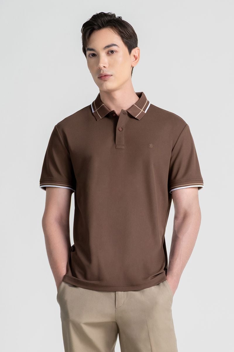  Áo Polo Nam Form Ôm Tay Ngắn KS25FH49C-SLWK 