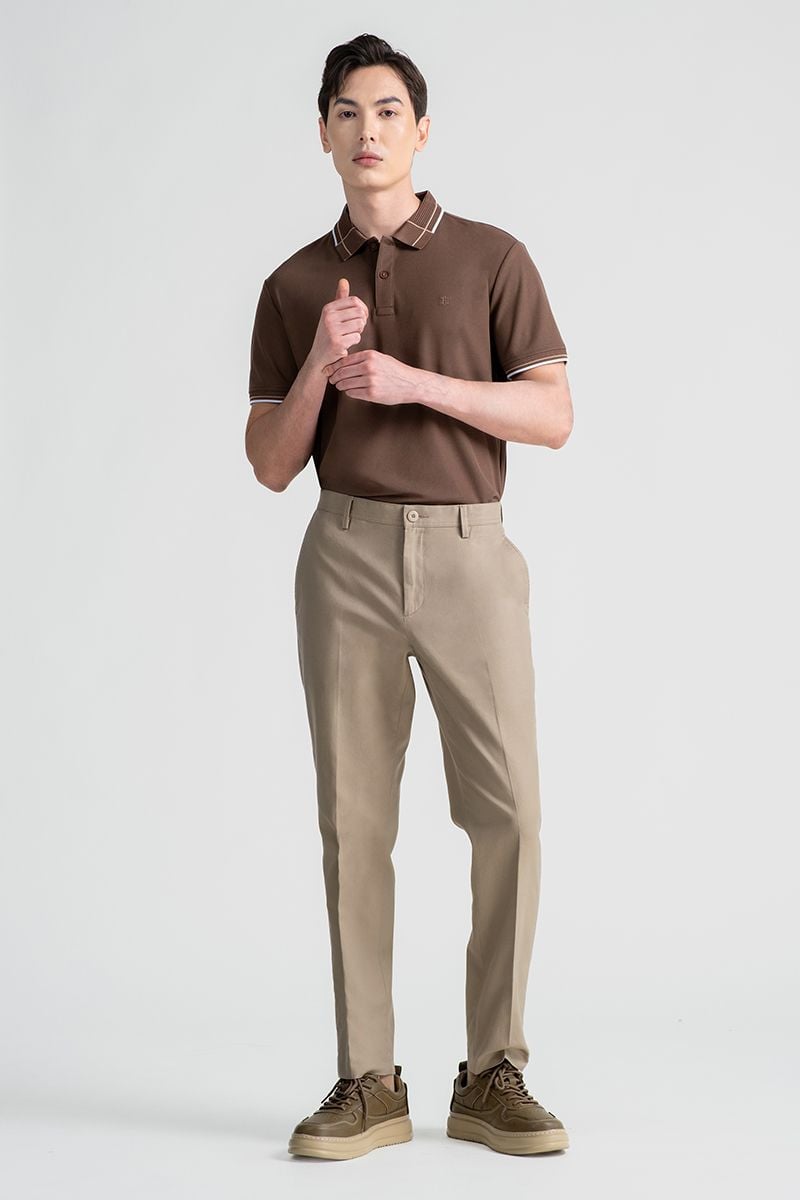  Áo Polo Nam Form Ôm Tay Ngắn KS25FH49C-SLWK 