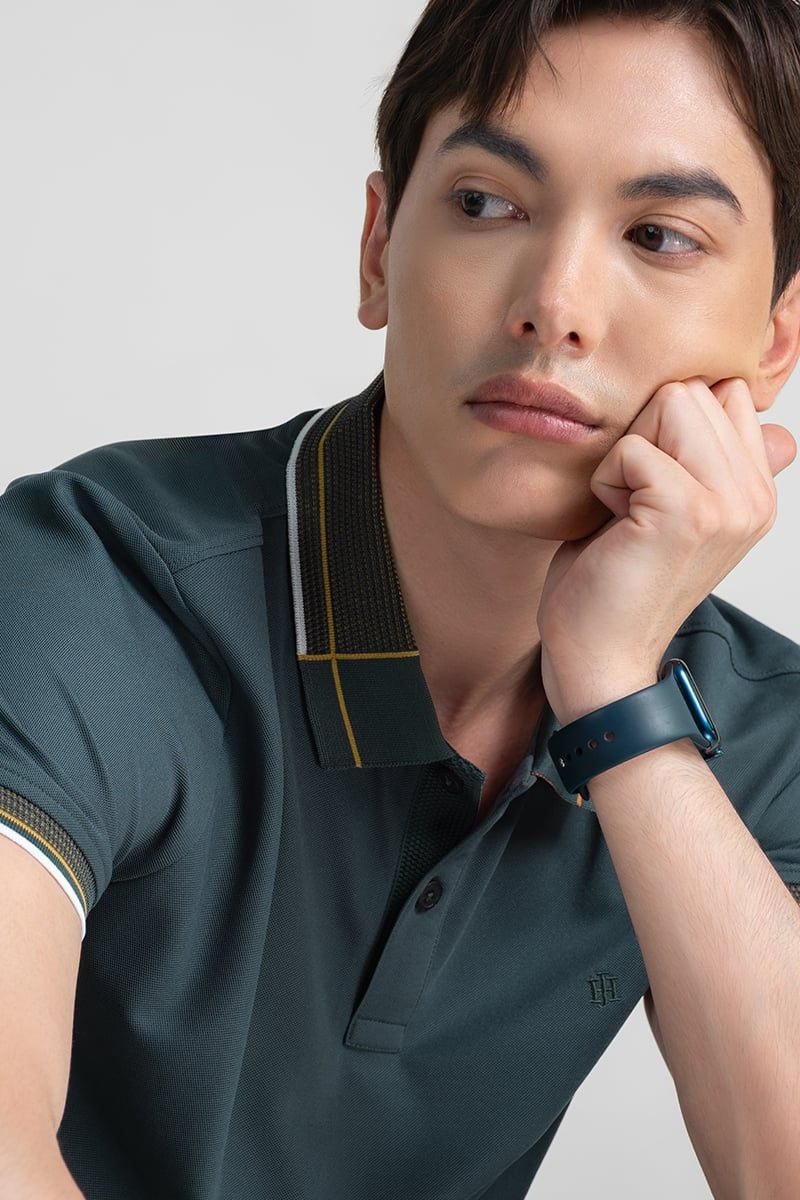  Áo Polo Nam Form Ôm Tay Ngắn KS25FH49C-SLWK 