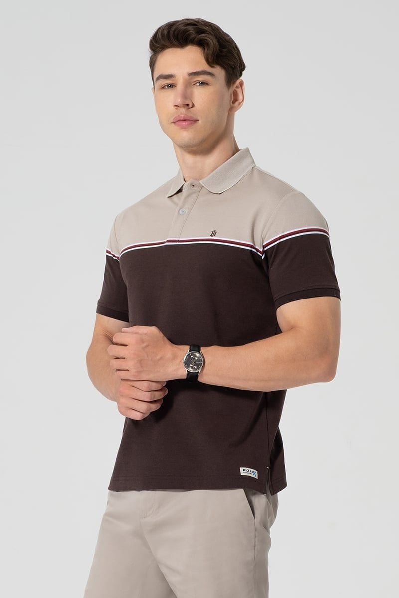  Áo Polo Nam Tay Ngắn Form Vừa KS25SS08C-SCHE 