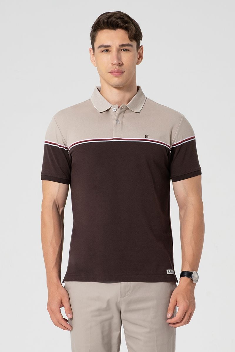  Áo Polo Nam Tay Ngắn Form Vừa KS25SS08C-SCHE 