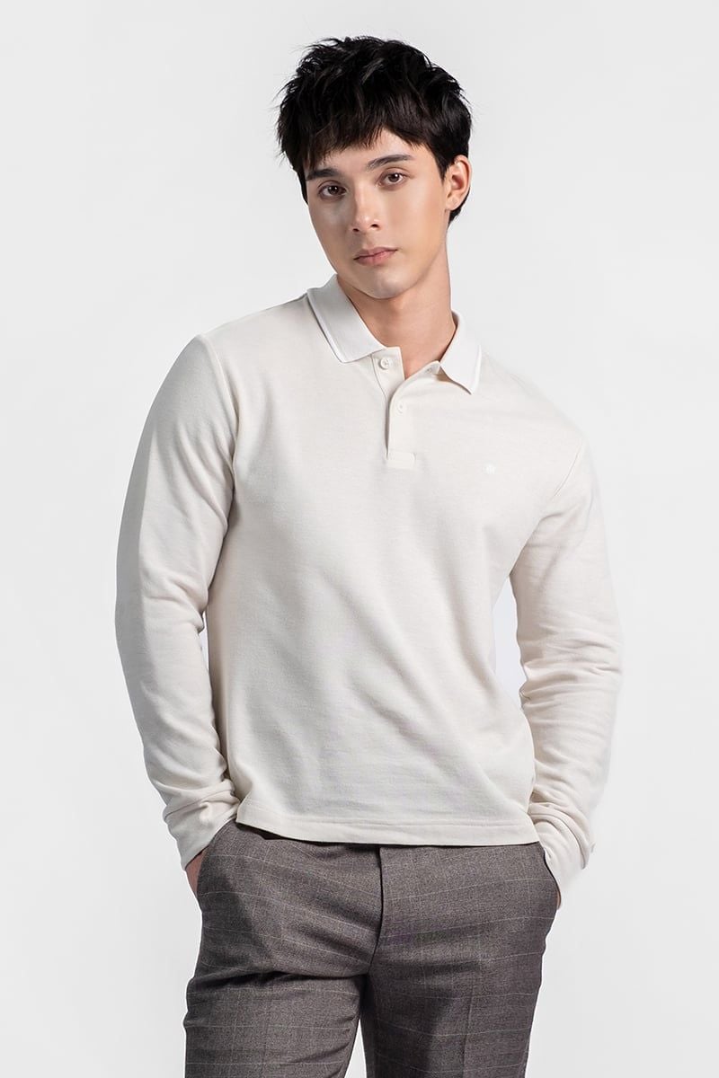  Áo Polo Nam Tay Dài Form Vừa KS26FH75P-LSWK 