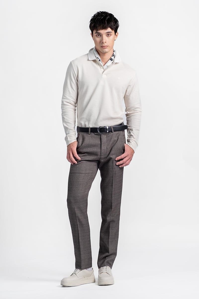  Áo Polo Nam Tay Dài Form Vừa KS26FH75P-LSWK 