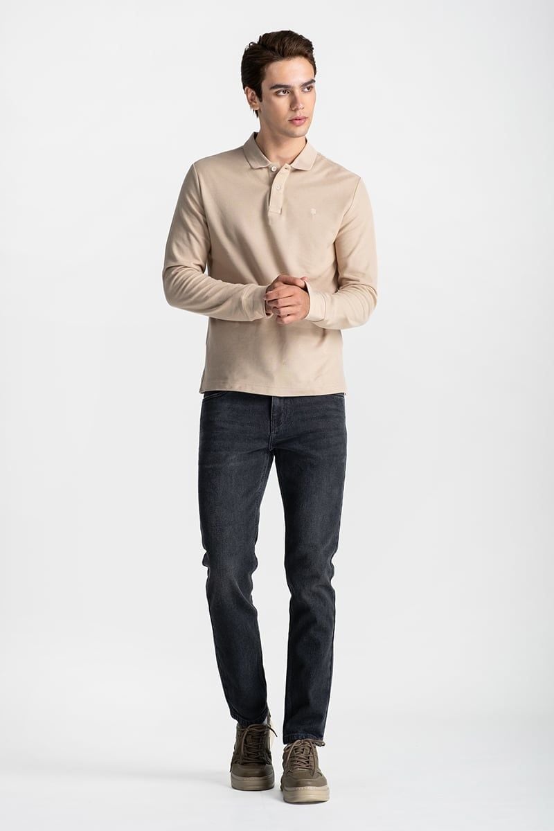  Áo Polo Nam Tay Dài Form Vừa KS26FH98T-LSWK 
