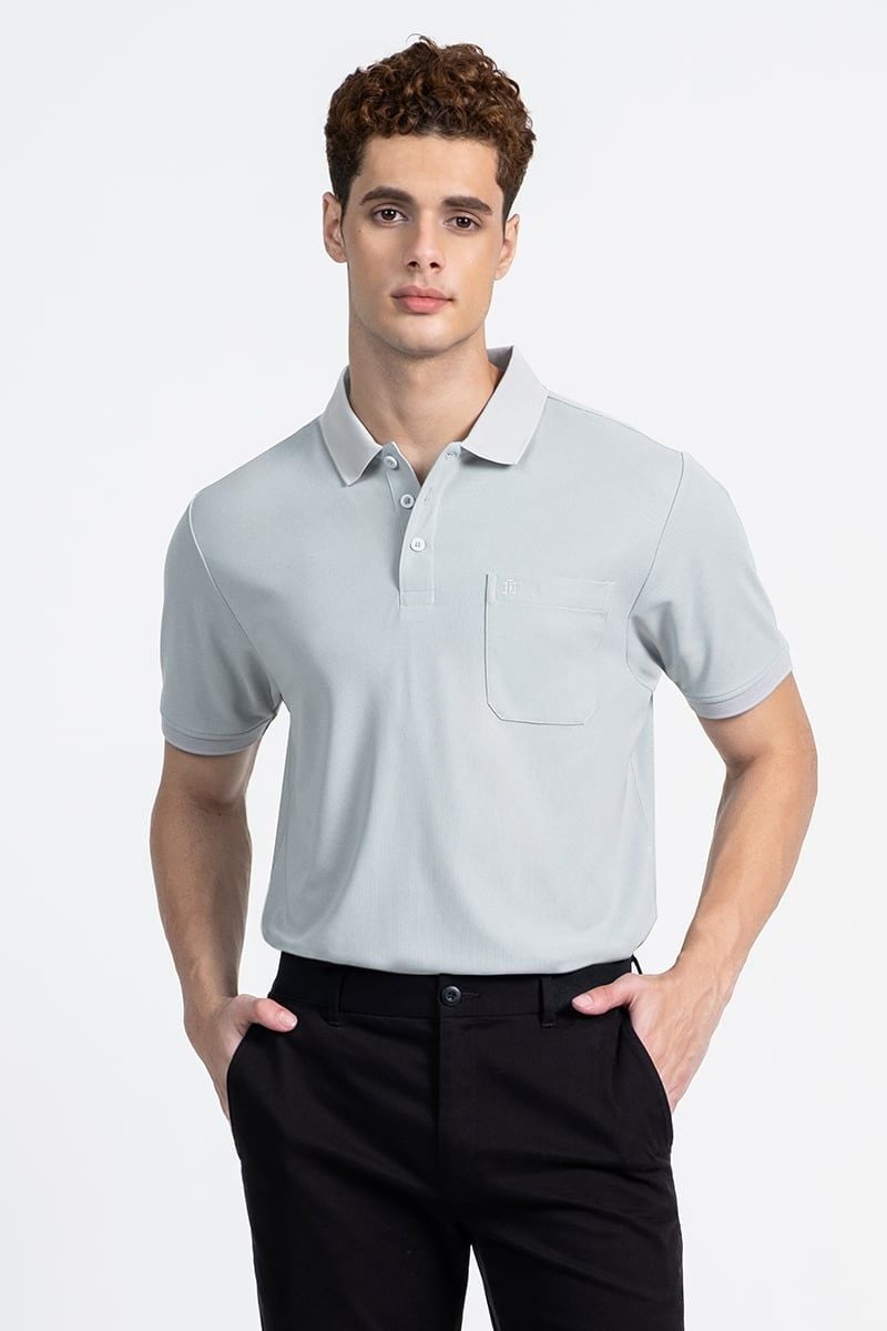  Áo Polo Nam Tay Ngắn Form Rộng KS26SS04C-CLWK 