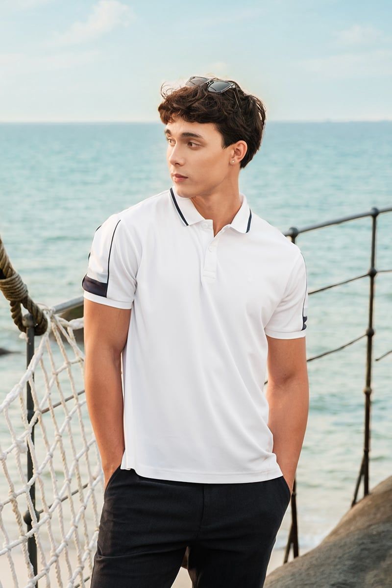  Áo Polo Nam Tay Ngắn Form Vừa KS26SS07T-RGWK 