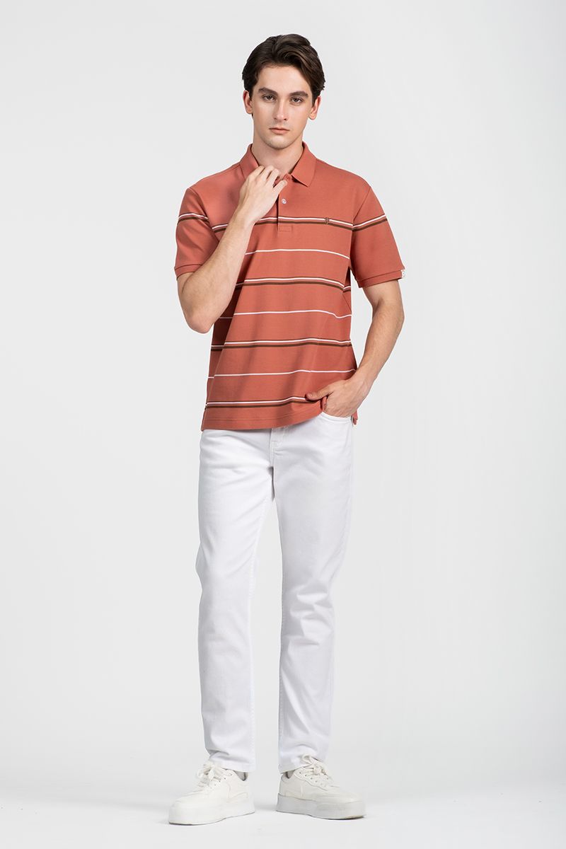  Áo Polo Nam Tay Ngắn Form Vừa KS26SS52P-RG 